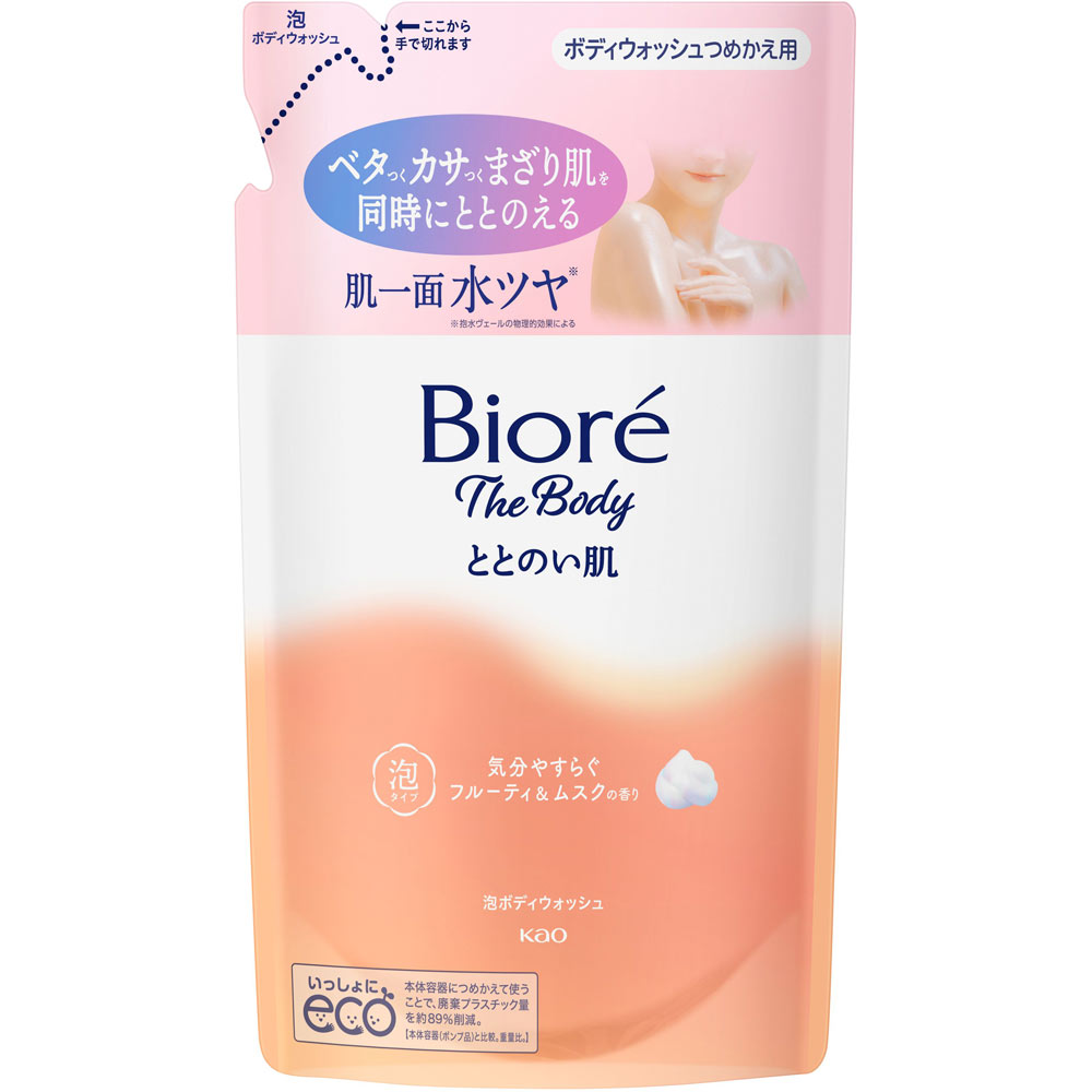 ビオレザボディ ととのい肌 泡タイプ フルーティ＆ムスクの香り つめかえ ４４０ｍＬ 花王