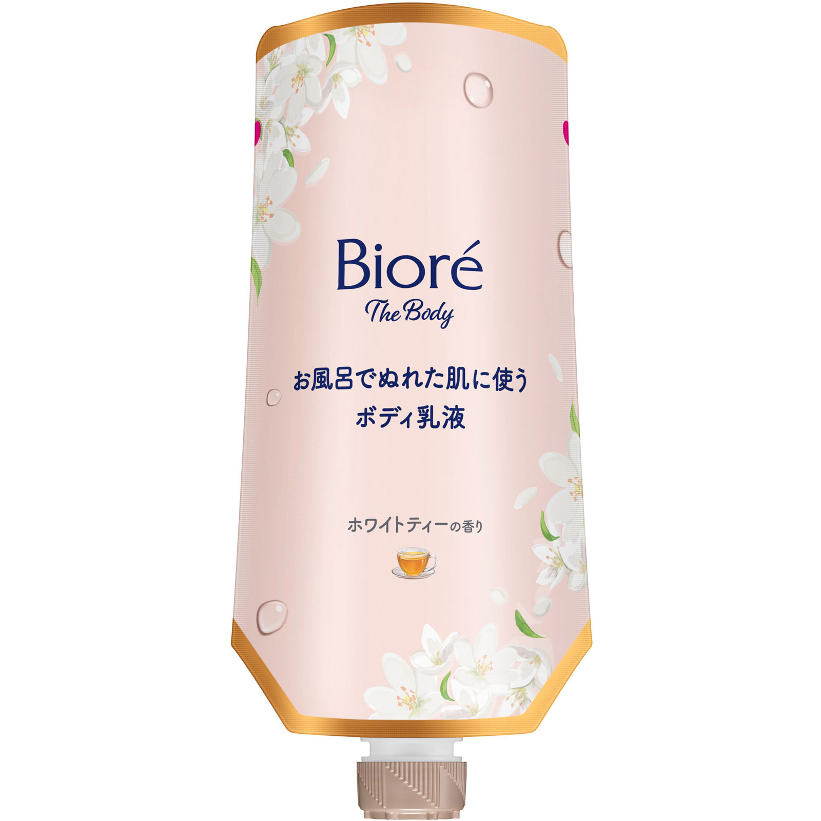 ビオレ　ザ　ボディ　お風呂でぬれた肌に使うボディ乳液　肌しっとり　ホワイトティーの香り　つりさげパック ２８５ｍＬ 花王