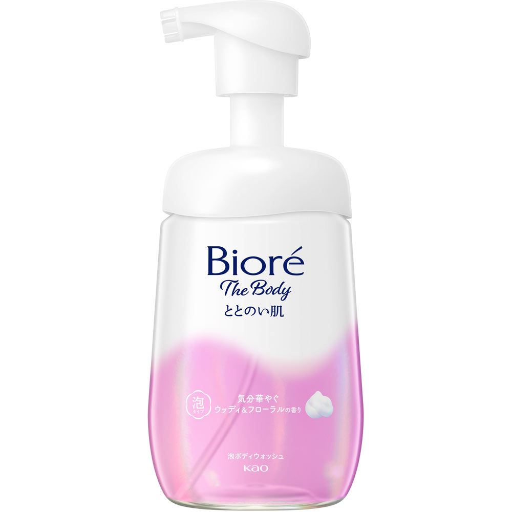 ビオレザボディ ととのい肌 泡タイプ ウッディ＆フローラルの香り ポンプ ４８０ｍＬ 花王