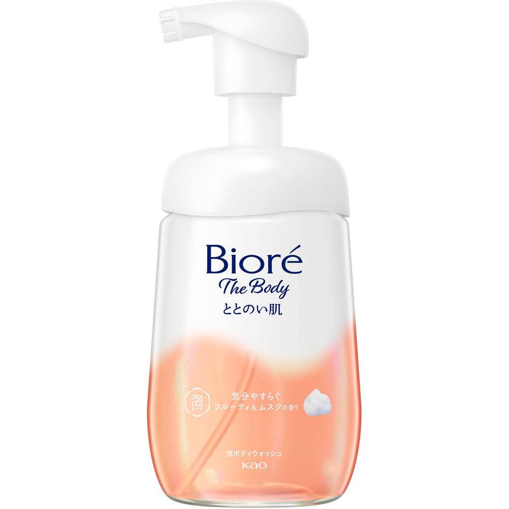 ビオレザボディ ととのい肌 泡タイプ フルーティ＆ムスクの香り ポンプ ４８０ｍＬ 花王