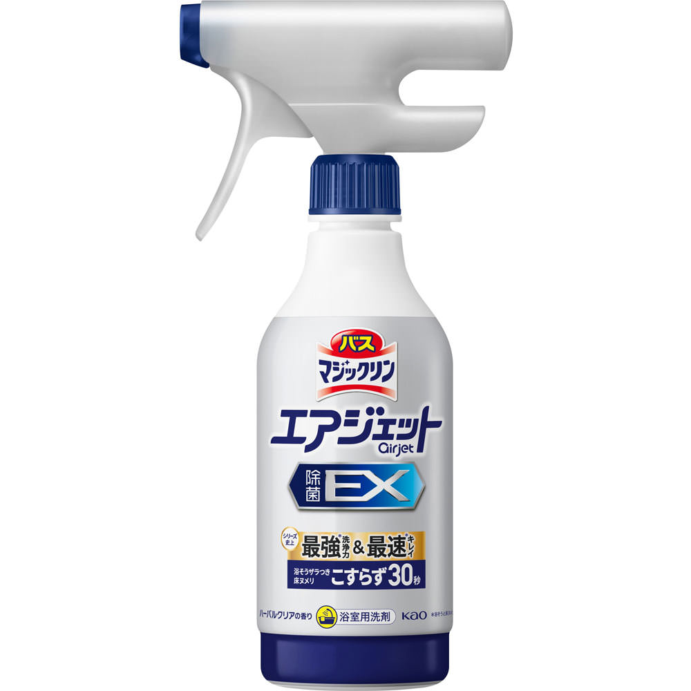バスマジックリン　エアジェット　除菌ＥＸ　ハーバルクリアの香り　本体 ３９０ｍｌ 花王