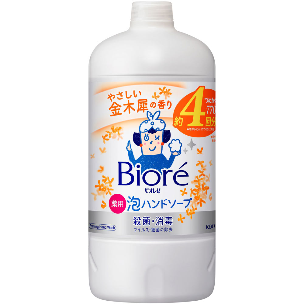 ビオレｕ　泡ハンドソープ　金木犀の香り　つめかえ用 ７７０ｍＬ 花王 (医薬部外品)