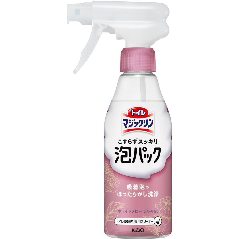 トイレマジックリン　こすらずスッキリ泡パック　ホワイトフローラルの香り　本体 ３００ｍｌ 花王