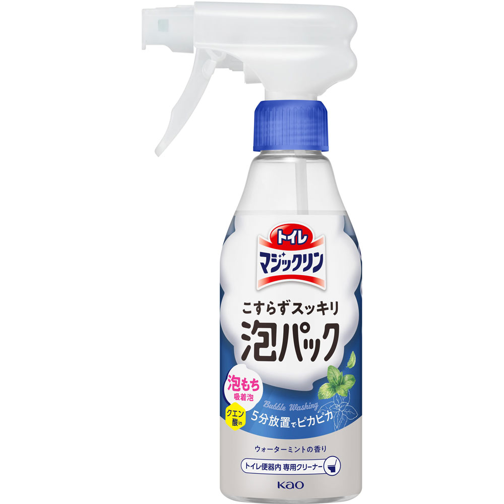 トイレマジックリン　こすらずスッキリ泡パック　ウォーターミントの香り　本体 ３００ｍｌ 花王