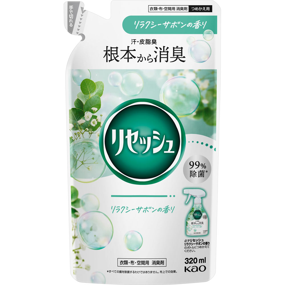 リセッシュ除菌ＥＸ　リラクシーサボンの香り　つめかえ用 ３２０ｍｌ 花王