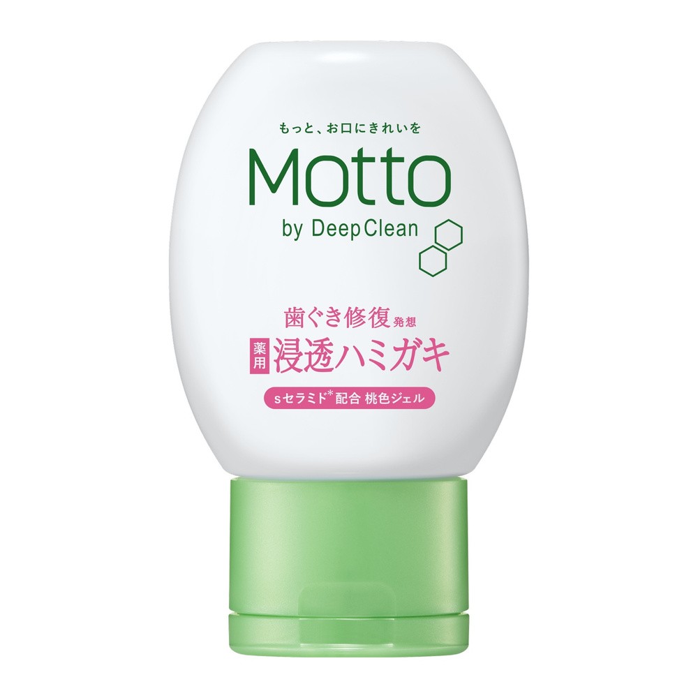 MOTTObyディープクリーン 桃色ジェル ハグキケアハミガキ