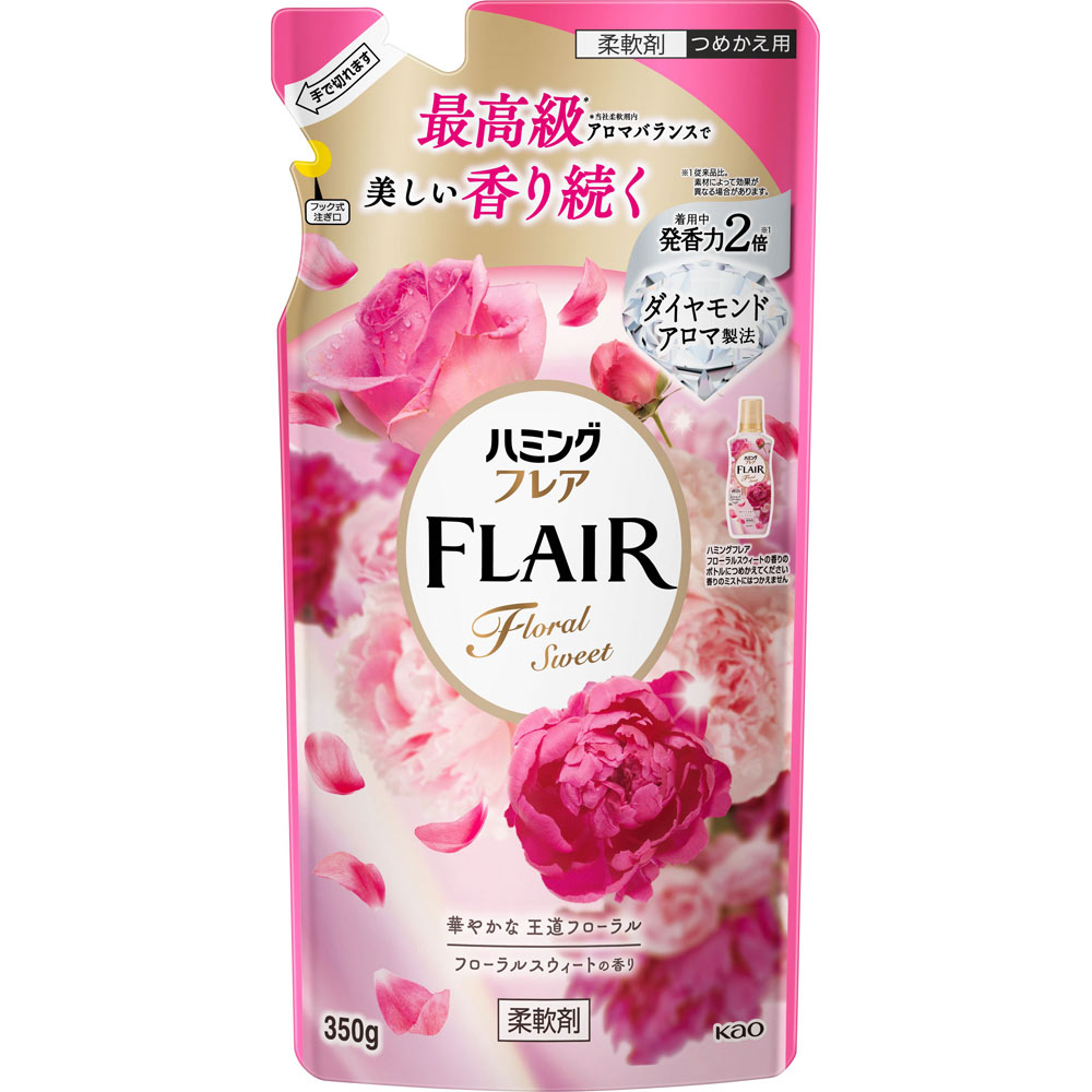 ハミングフレア　フローラルスウィート　つめかえ用 ３５０ｇ 花王