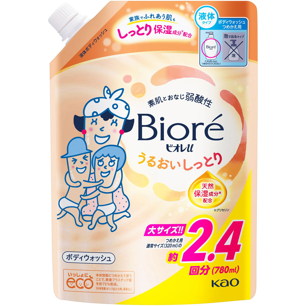 ビオレｕ　うるおいしっとり　つめかえ用　スパウトパウチ ７８０ｍＬ 花王