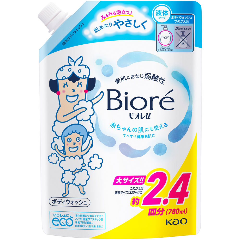 ビオレｕ　プレーン　つめかえ用スパウトパウチ ７８０ｍＬ 花王