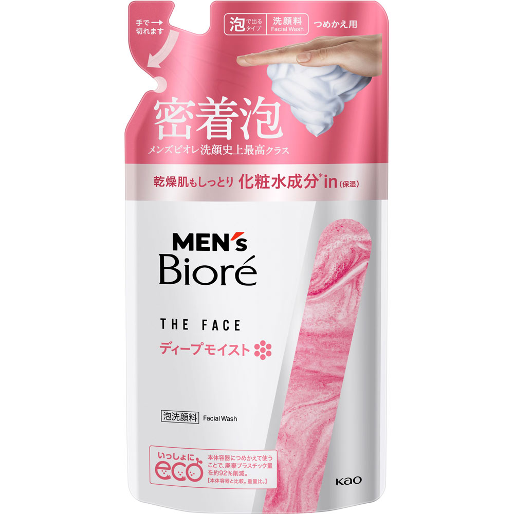 メンズビオレ　ザフェイス　ディープモイスト　つめかえ用 １７０ｍＬ 花王