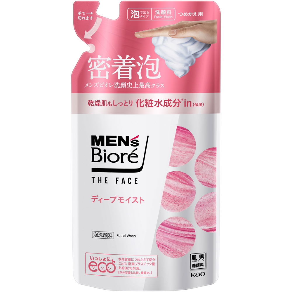 メンズビオレ　ザフェイス　ディープモイスト　つめかえ用 １７０ｍＬ 花王