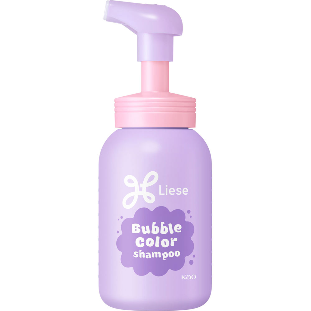 リーゼ バブルカラーシャンプー パープル 280mL 花王