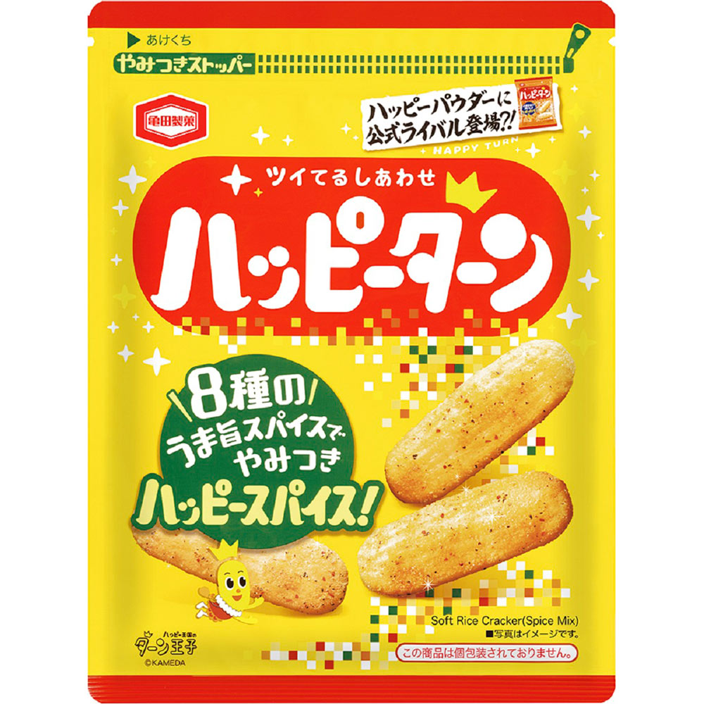 ハッピーターンスパイス ７３ｇ 亀田製菓