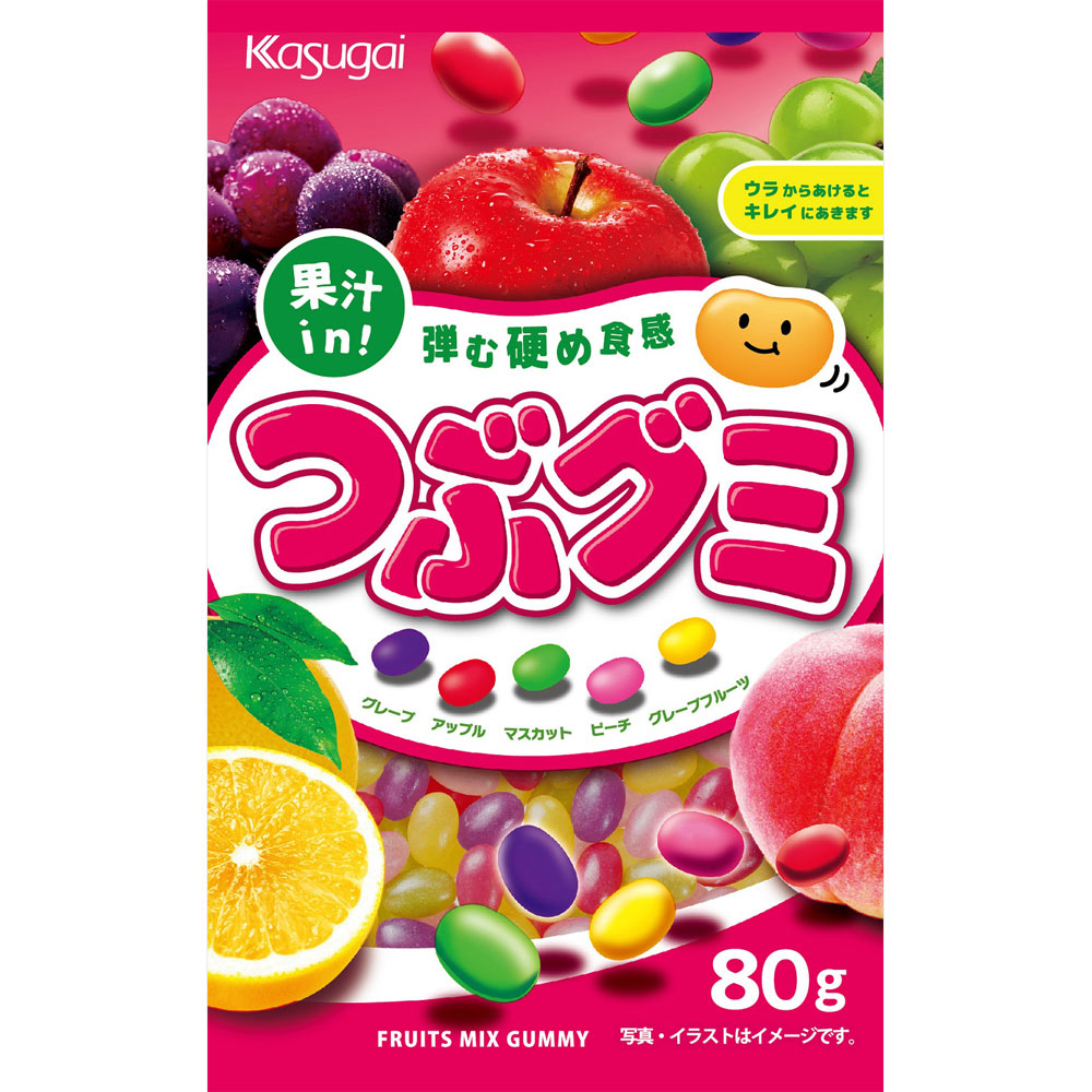 つぶグミ ８０ｇ 春日井製菓