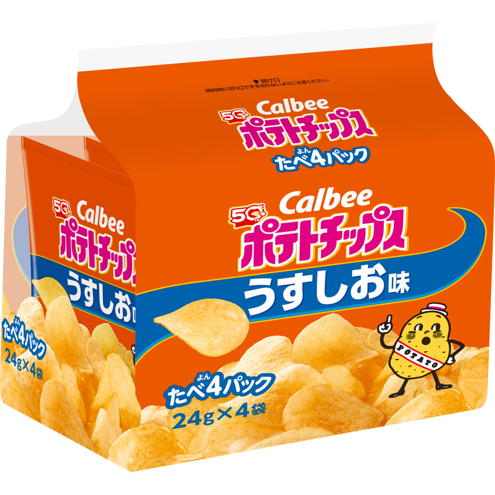 ポテトチップスうすしお味たべよんパック ９６ｇ カルビー