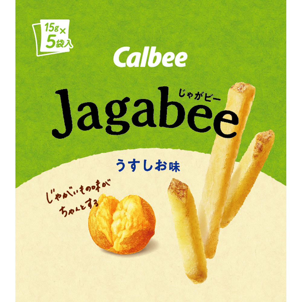 Ｊａｇａｂｅｅうすしお味 ７５ｇ カルビー