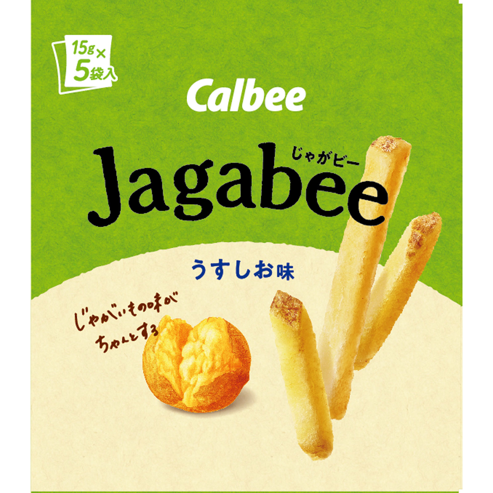 Ｊａｇａｂｅｅうすしお味 ７５ｇ カルビー