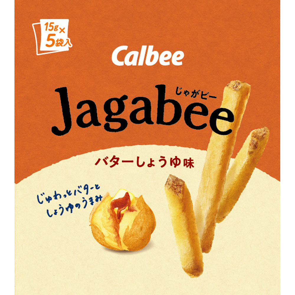 Ｊａｇａｂｅｅ バターしょうゆ味 ７５ｇ カルビー