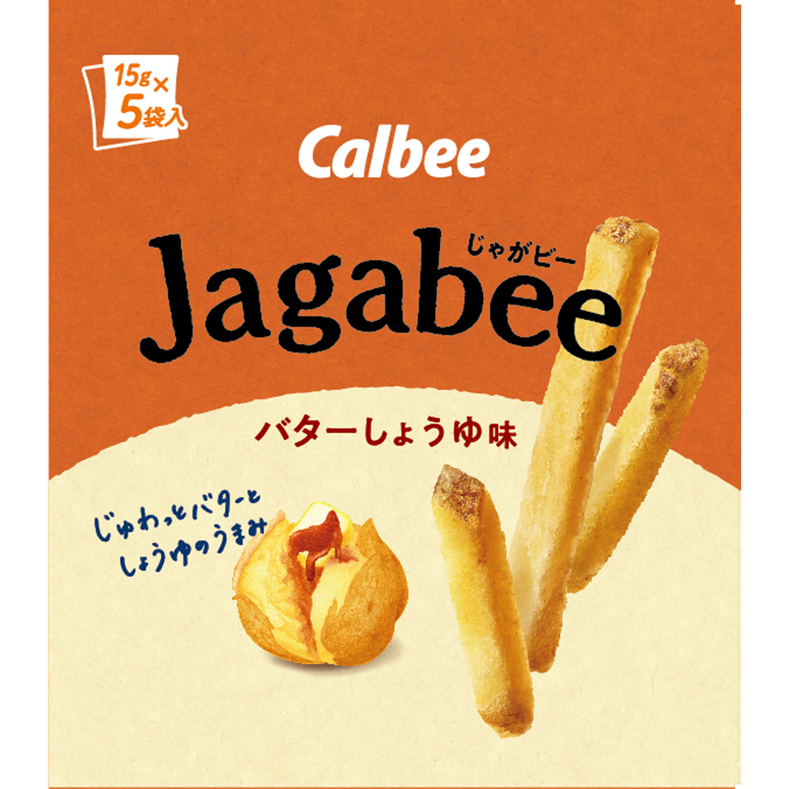 Ｊａｇａｂｅｅ バターしょうゆ味 ７５ｇ カルビー