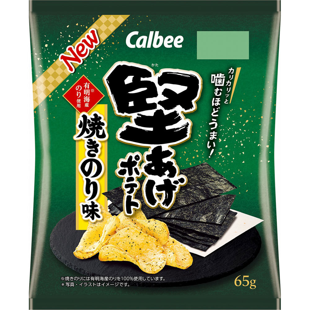 堅あげポテト焼きのり味 ６５ｇ カルビー