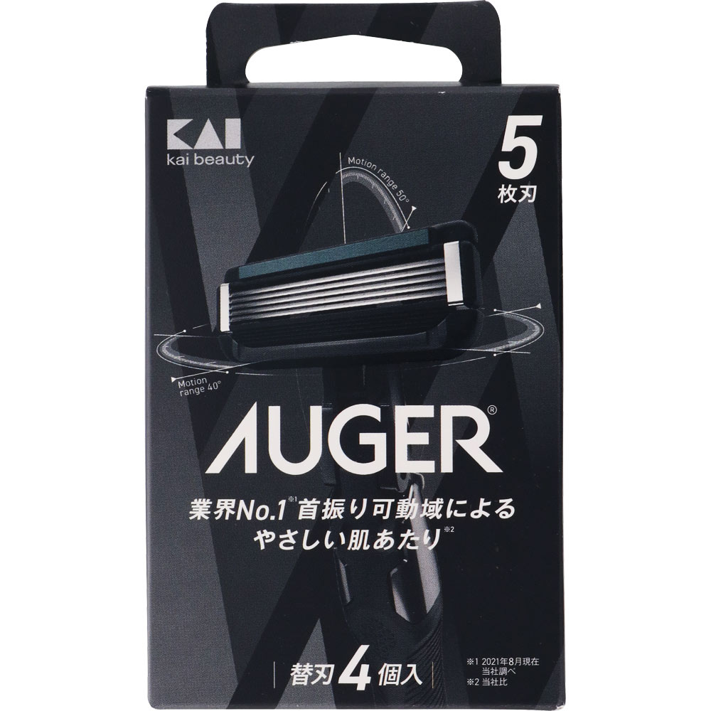 ＡＵＧＥＲ 替刃 ４個入 貝印カミソリ