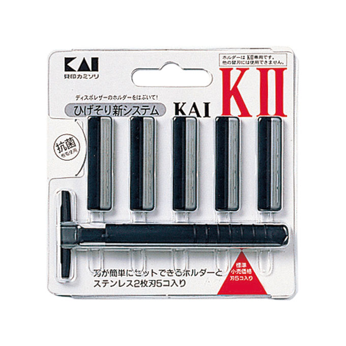 ＫＡＩ－ＫＩＩ 替刃５個 貝印カミソリ