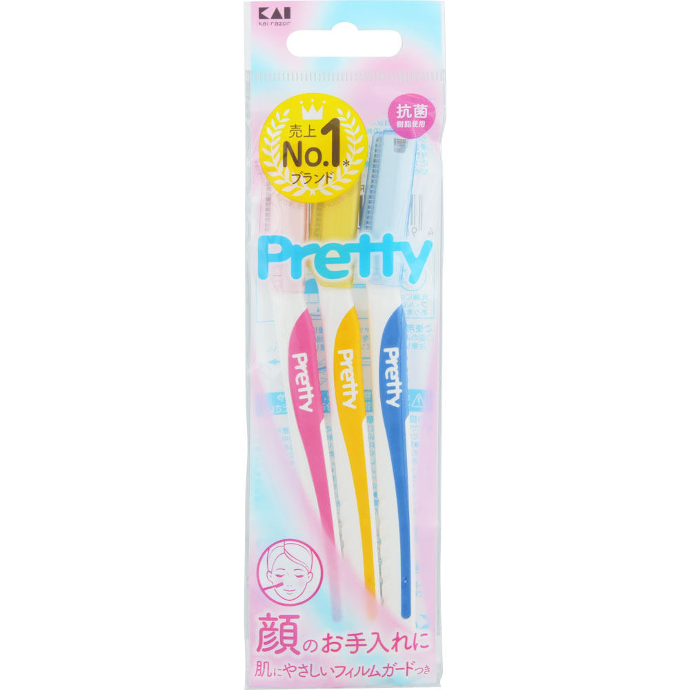 プリティー フェイスL ＦＲＬ－３Ｐ 貝印カミソリ