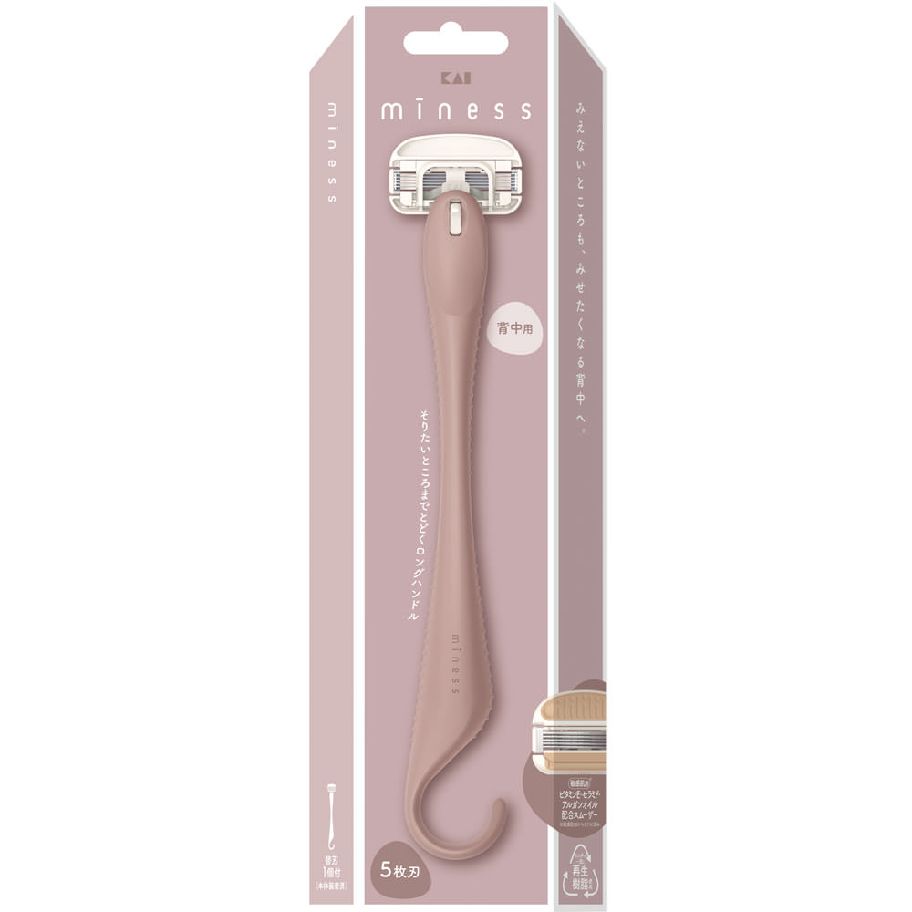 ｍｉｎｅｓｓ背中用カミソリ １個入 貝印カミソリ