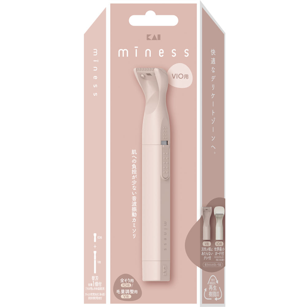ｍｉｎｅｓｓＶＩＯデリケートゾーン用 替刃２個付 貝印カミソリ