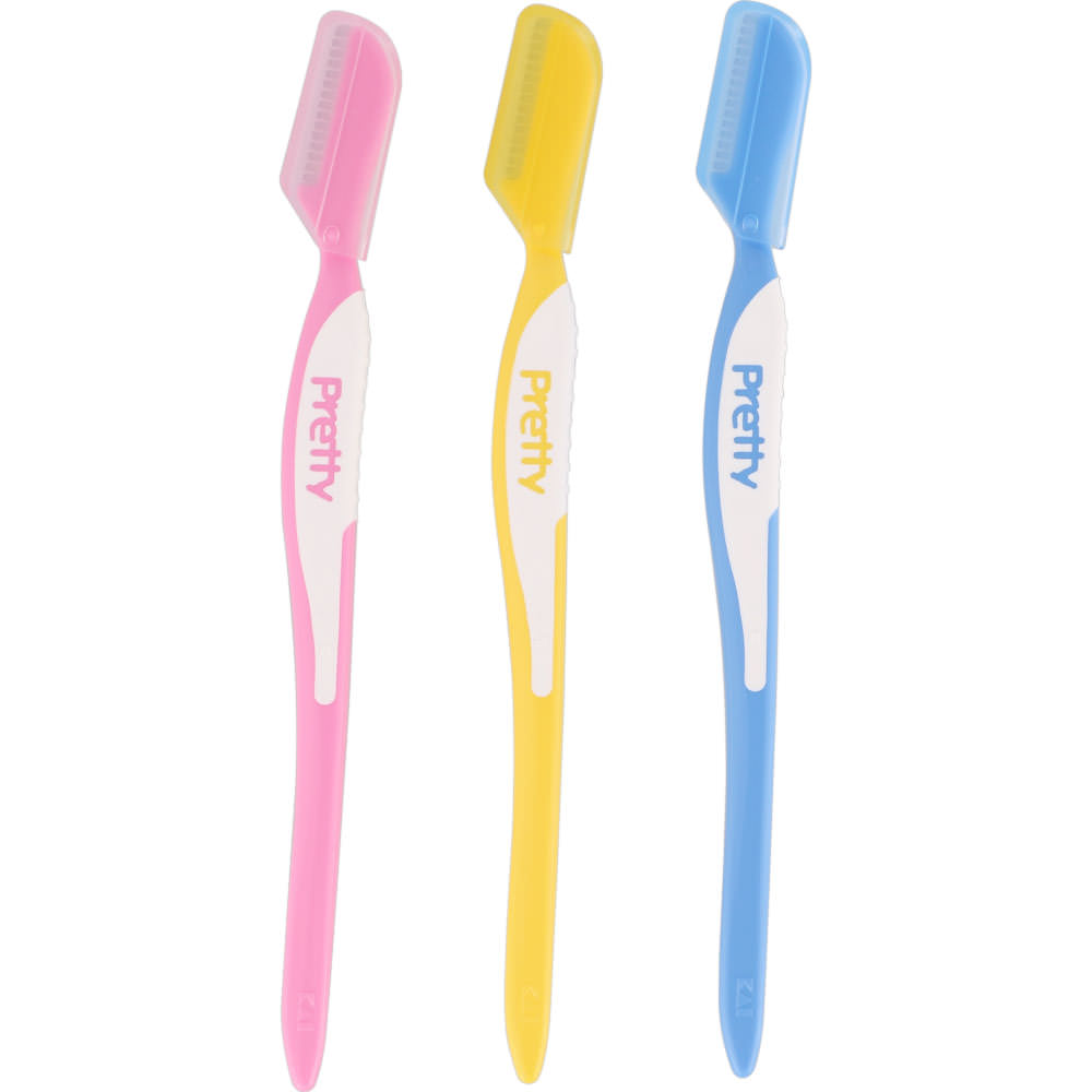 プリティー アイブロー ３本入 貝印カミソリ