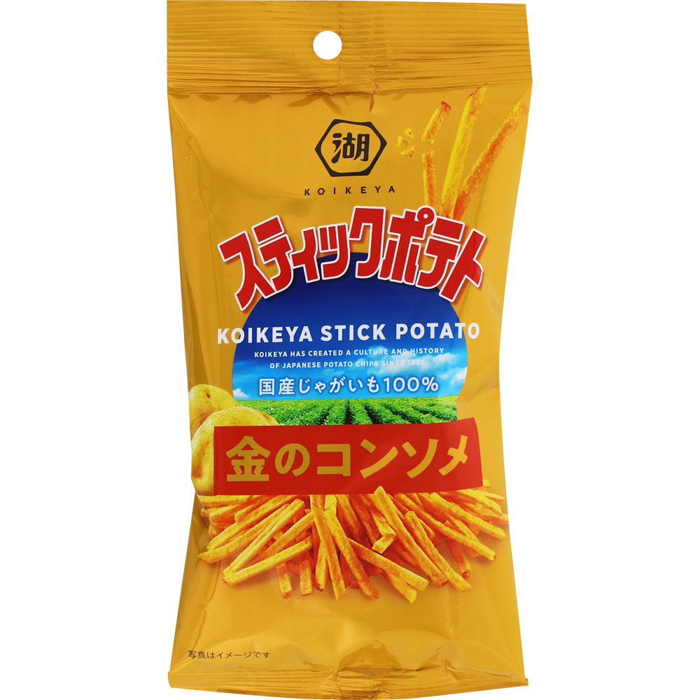 スリムバッグ　スティックポテト　金のコンソメ ３４ｇ 湖池屋