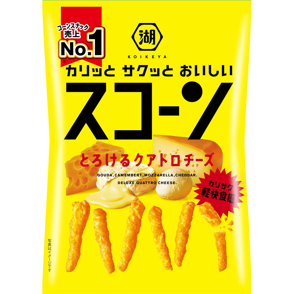 スコーン とろけるクアトロチーズ ７３ｇ 湖池屋