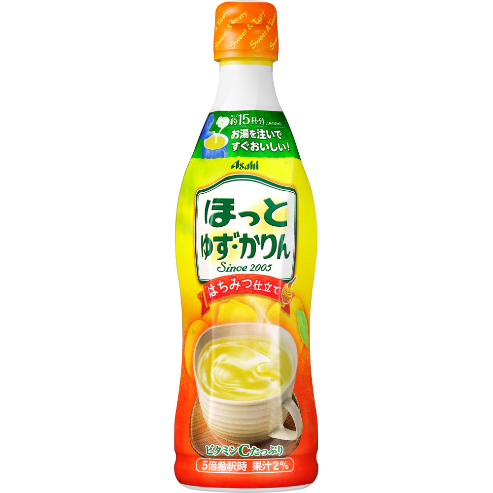 ほっとゆず・かりん ケース ４７０ｍｌ×１２ カルピス