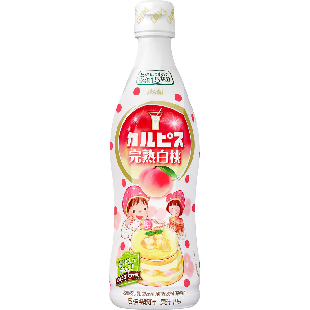 「カルピス」完熟白桃 ４７０ｍｌ カルピス