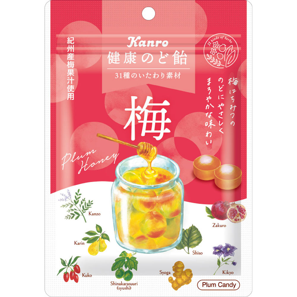 健康のど飴梅 ９０ｇ カンロ
