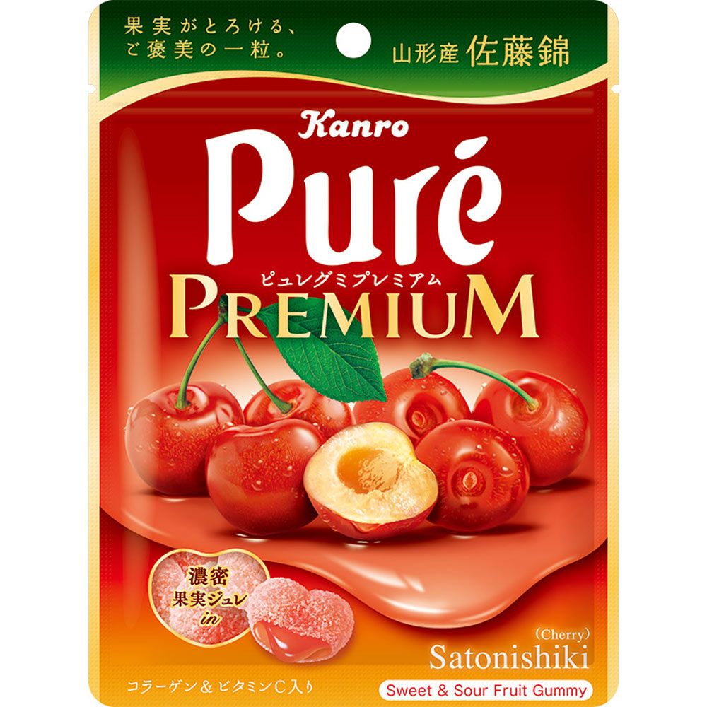 ピュレグミプレミアム山形産佐藤錦 ５４ｇ カンロ