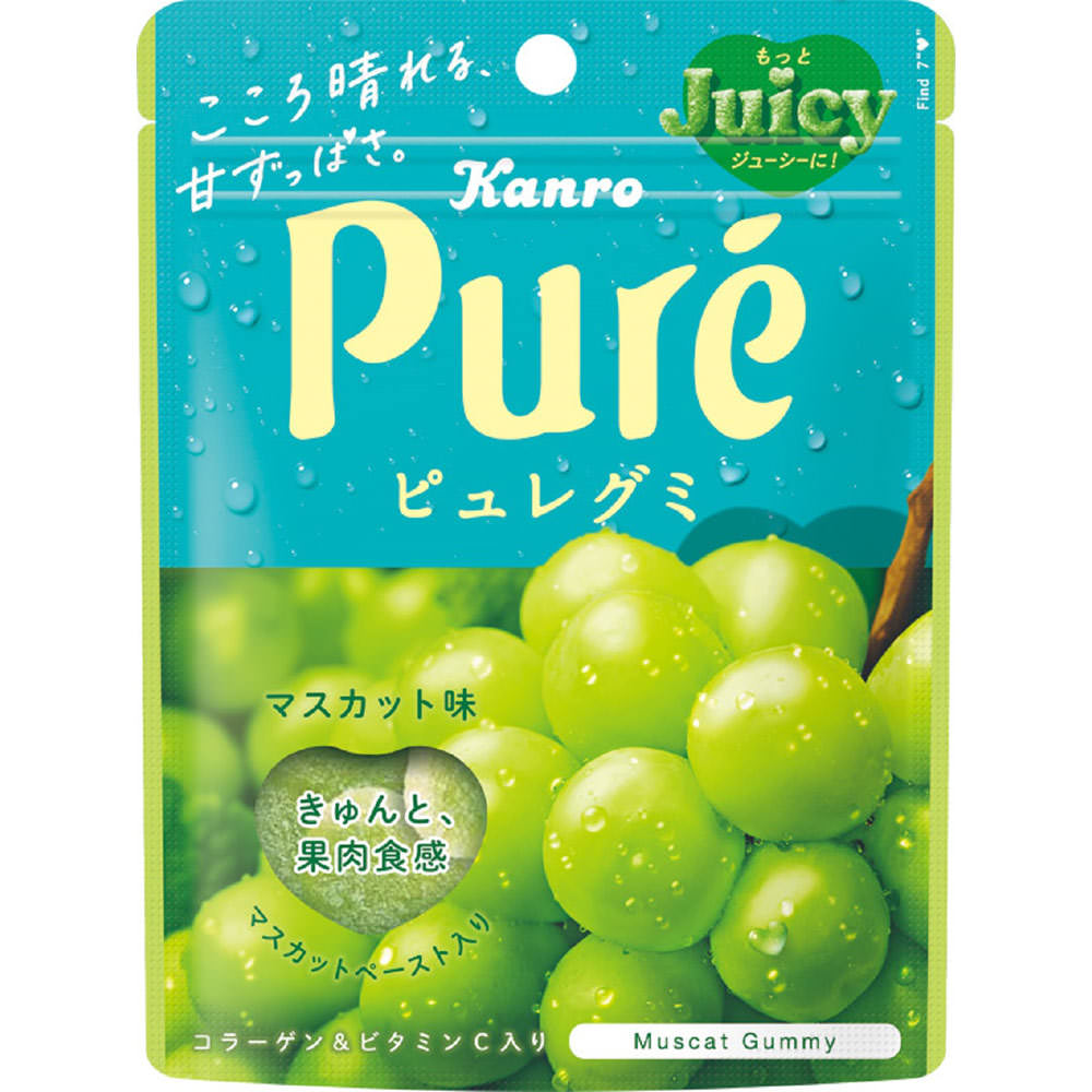 ピュレグミ マスカット ５６ｇ カンロ