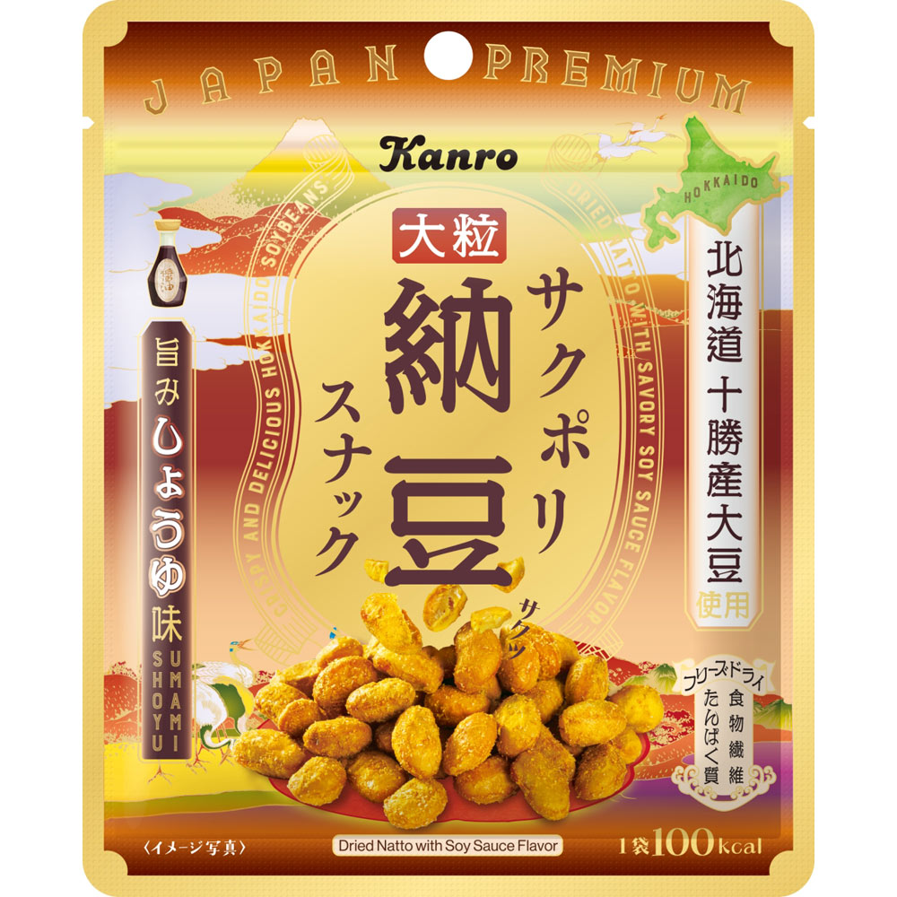 サクポリ納豆スナック旨みしょうゆ味 ２１ｇ カンロ