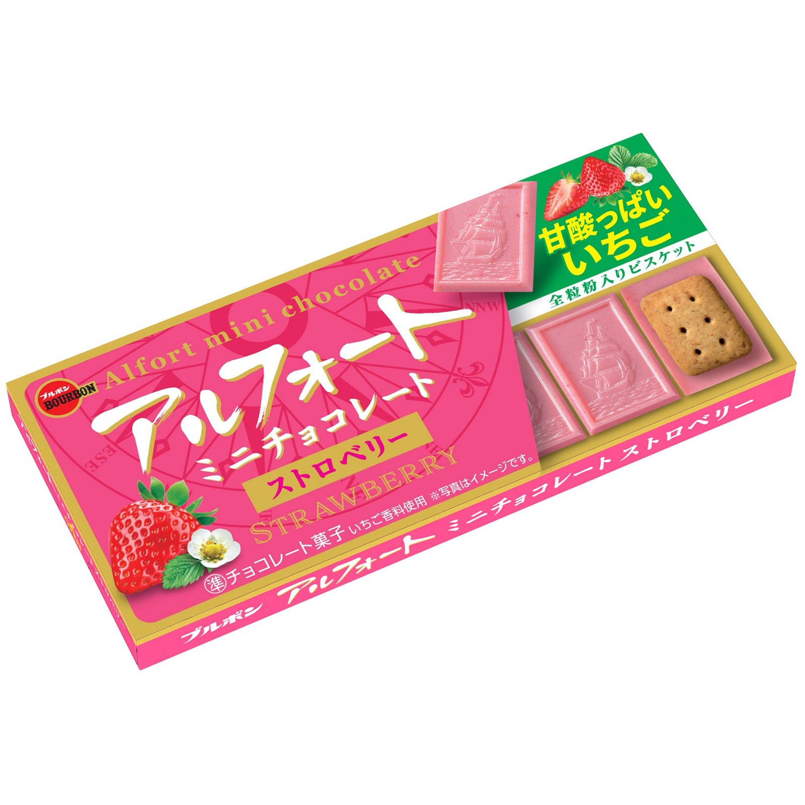 アルフォートミニチョコレートストロベリー 12個 ブルボン