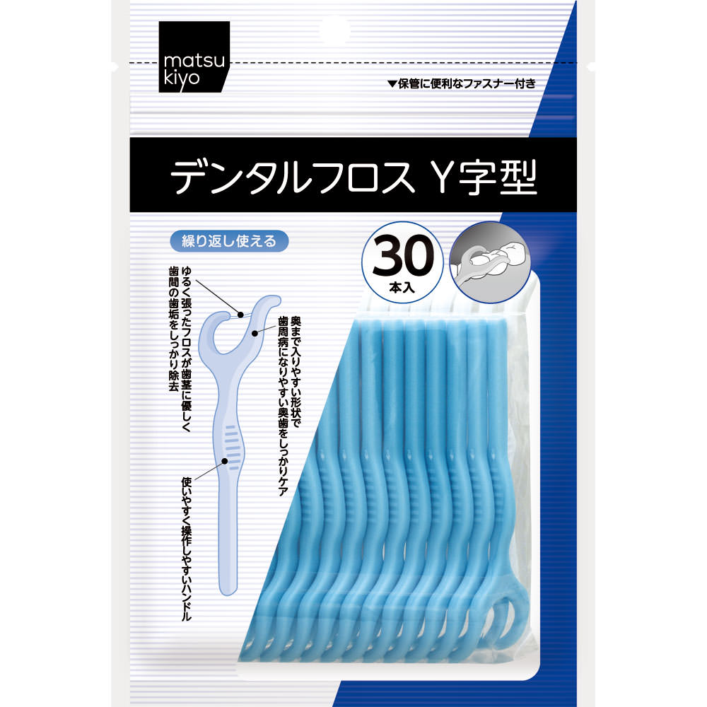 matsukiyo デンタルフロス Ｙ字型 ３０本入
