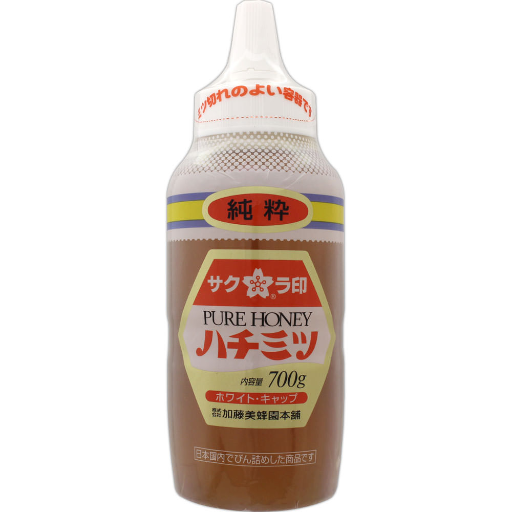 サクラ印 純粋はちみつ ７００ｇ 加藤美蜂園本舗