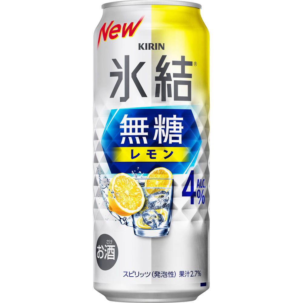 氷結 無糖レモン ４％ ケース ５００ｍｌ×２４ キリンビール