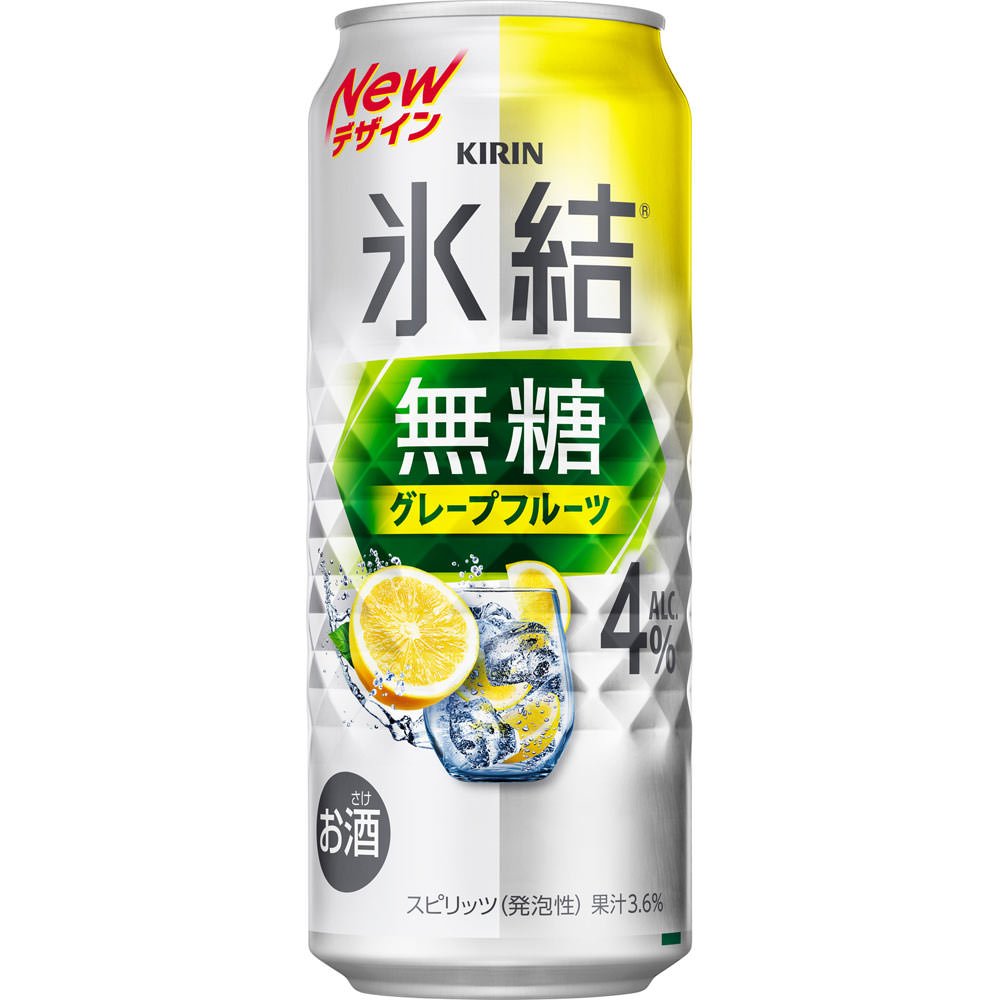 氷結　無糖グレープフルーツ　４％ ５００ｍｌ×２４ キリンビール