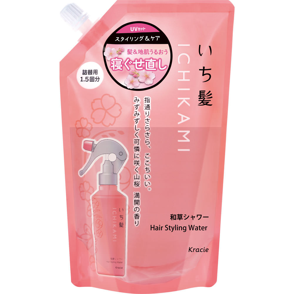 いち髪 髪＆地肌うるおう寝ぐせ直し和草シャワー 詰替用 ３７５ｍＬ クラシエホームプロダクツ