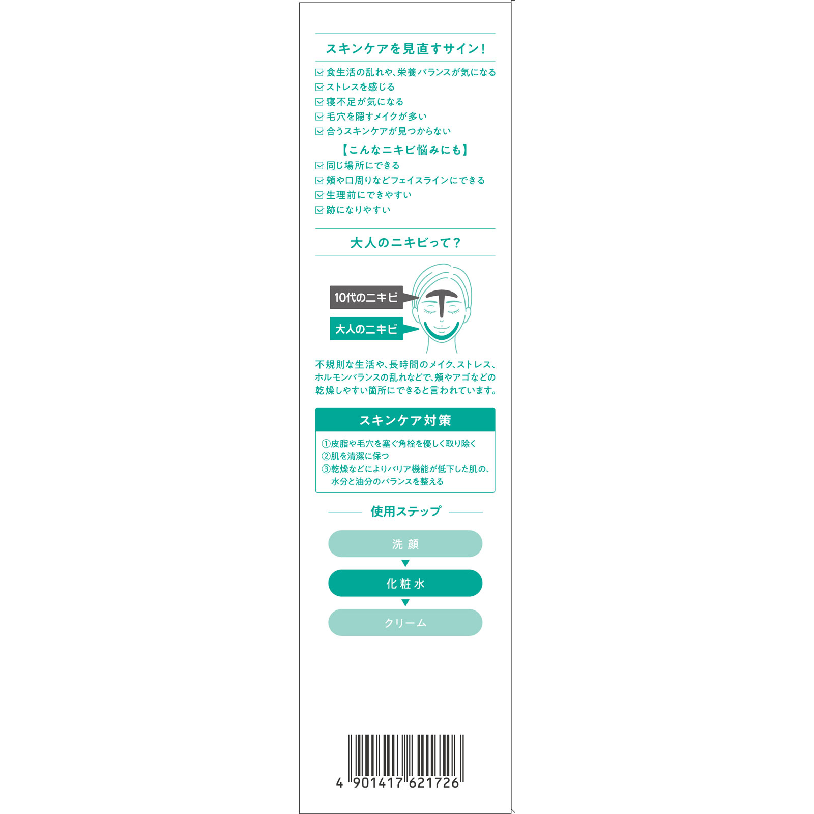 肌美精 大人のニキビ対策 薬用美白化粧水 ２００ｍｌ クラシエホームプロダクツ (医薬部外品)