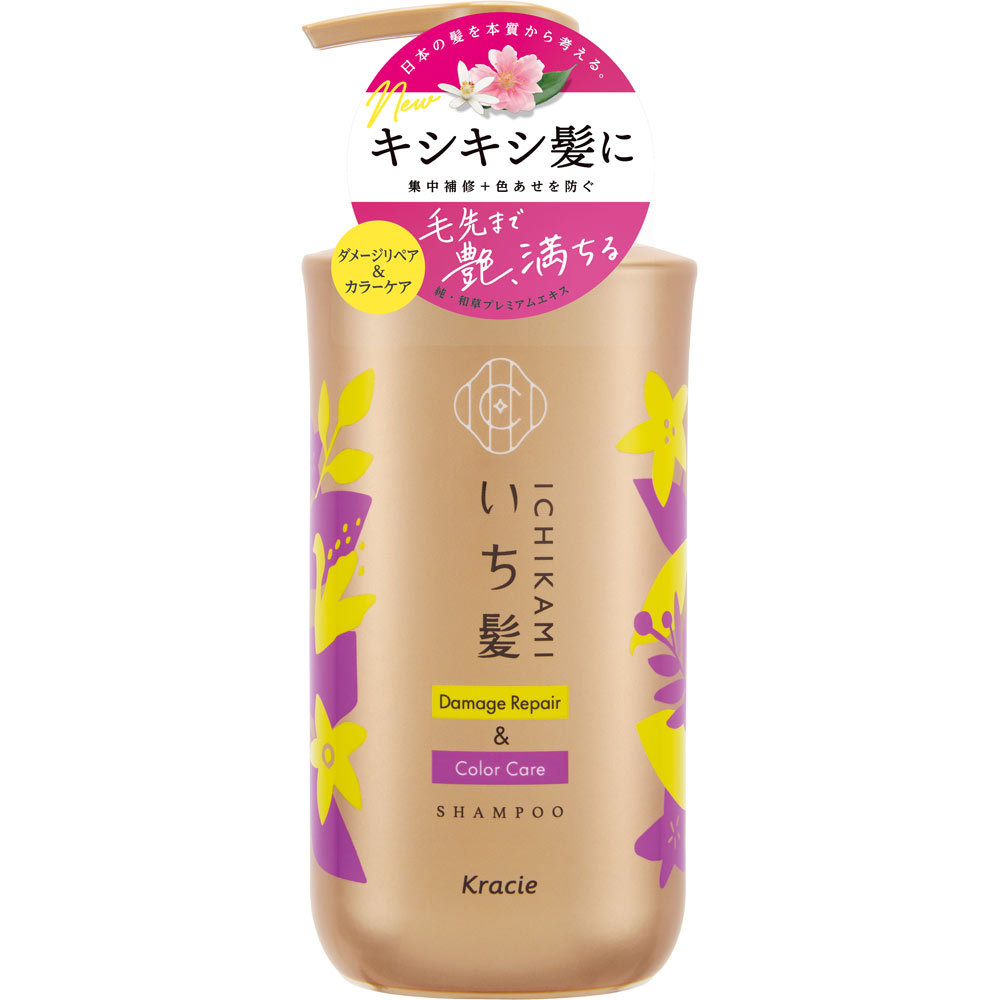 いち髪　ダメージリペア＆カラーケアシャンプーポンプ ４８０ｍＬ クラシエホームプロダクツ