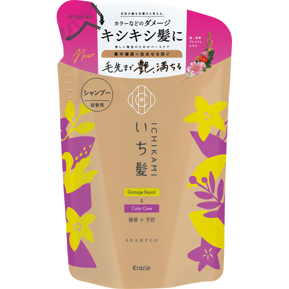 いち髪　ダメージリペア＆カラーケアシャンプー詰替用 ３３０ｍＬ クラシエホームプロダクツ