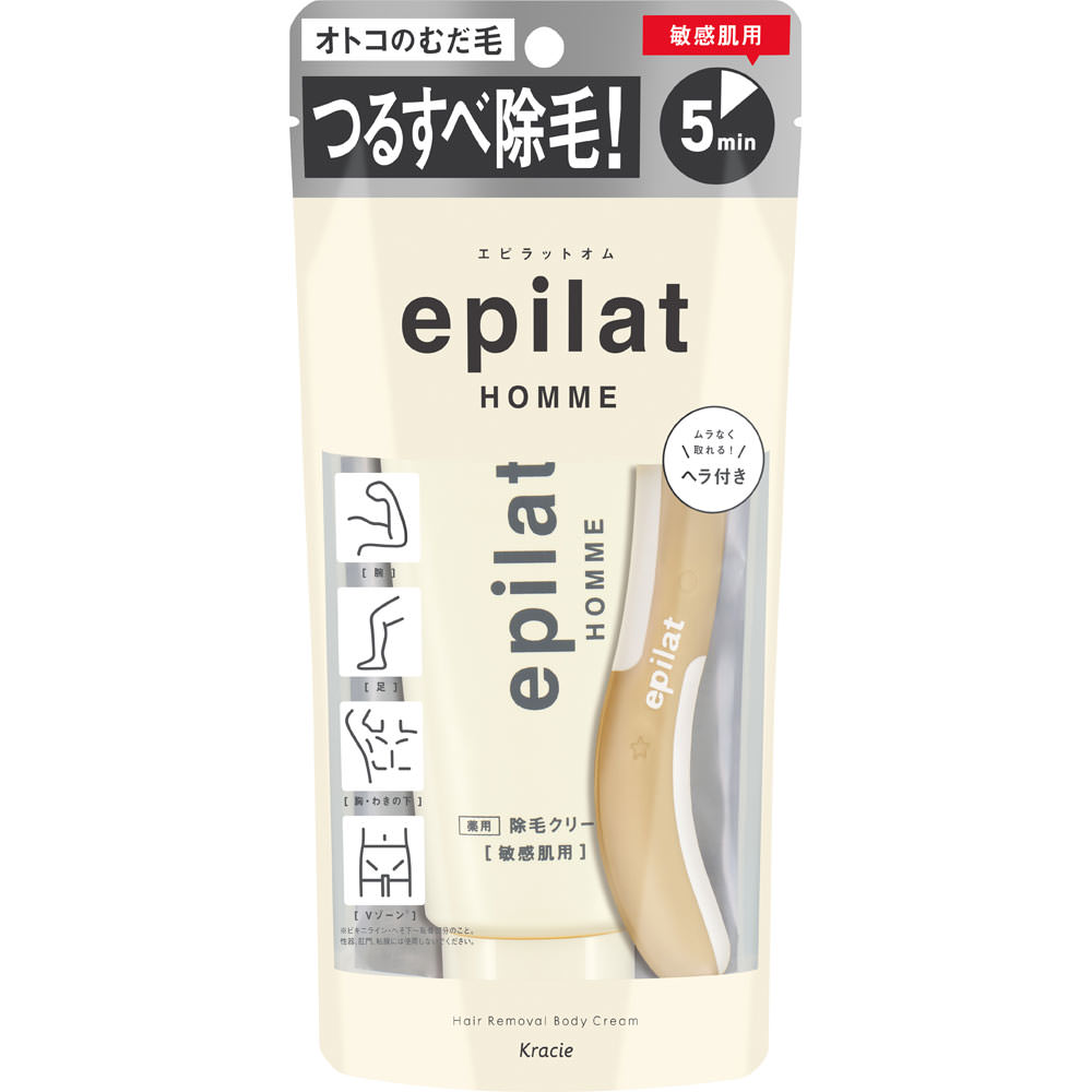 エピラットオム薬用除毛クリーム（敏感肌用） １５０ｇ クラシエホームプロダクツ (医薬部外品)