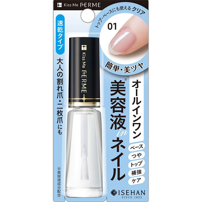 キスミーフェルム ネイルケアカラー ０１クリア ７ｍＬ 伊勢半