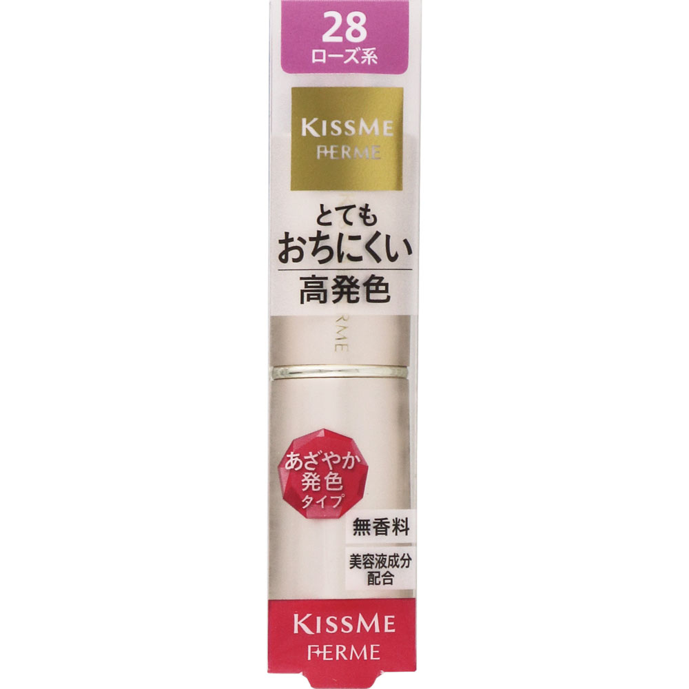 キスミー フェルム プルーフシャイニールージュ 28 ローズ系 ＿ 伊勢半